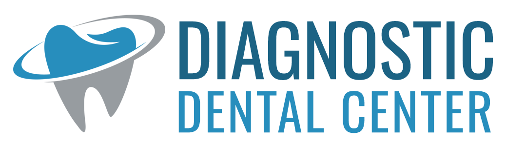 The image is a logo for the Diagnostic Dental Center.